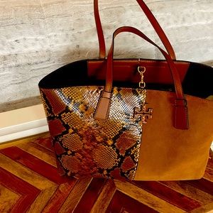 Authentic Tory Burch McGraw Tote